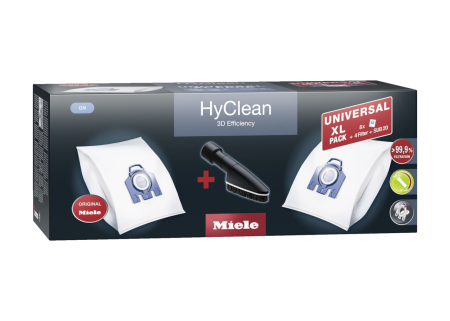 Комплект мешков-пылесборников Universal XL pack HyClean 3D GN Miele купить в Брянске | Всегда в наличии! | Артикул 11476550 | Официальный сайт