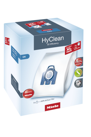 Комплект мешков пылесборников Allergy XL Pack 2 HyClean GN + фильтр HA 50 Miele купить в Брянске | Всегда в наличии! | Артикул 10632880 | Официальный сайт