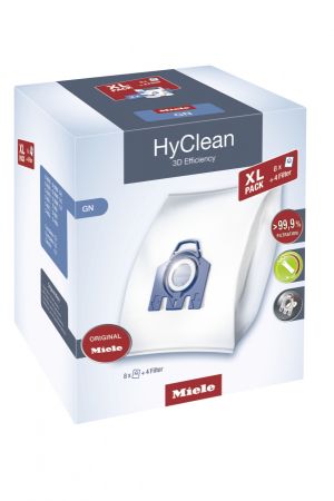 Комплект мешков пылесборников XL GN HyClean 3D Miele купить в Брянске | Всегда в наличии! | Артикул 10455000 | Официальный сайт